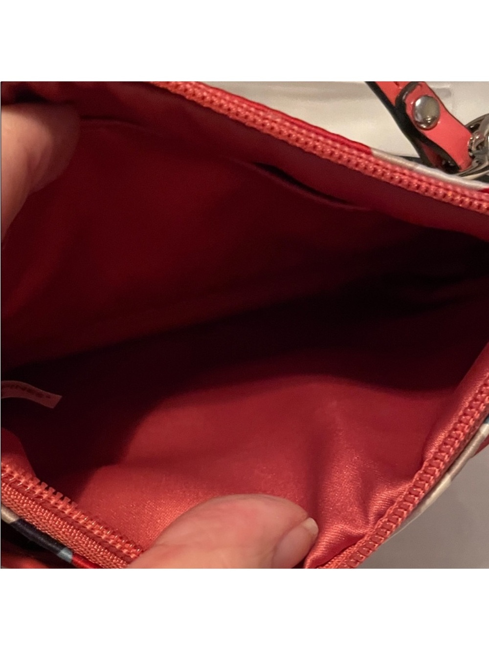 Coach Multicolor Scarf Patterned Clutch - Picture 6 of 8